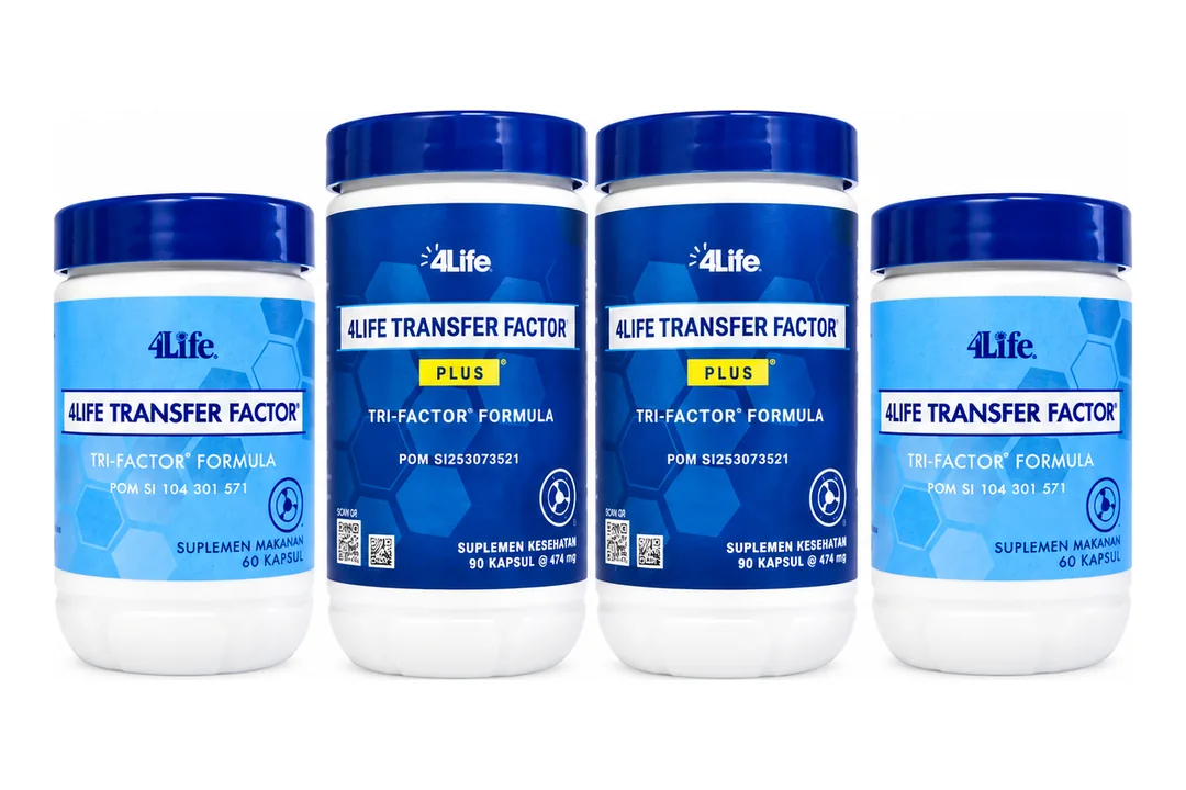 Immune Pack 3: 2 botol Tri-Factor Formula dan 2 botol Transfer Factor Plus